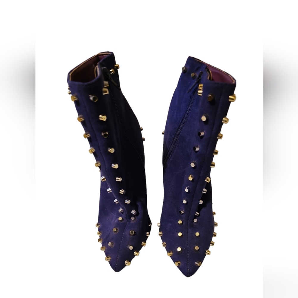Purple booties